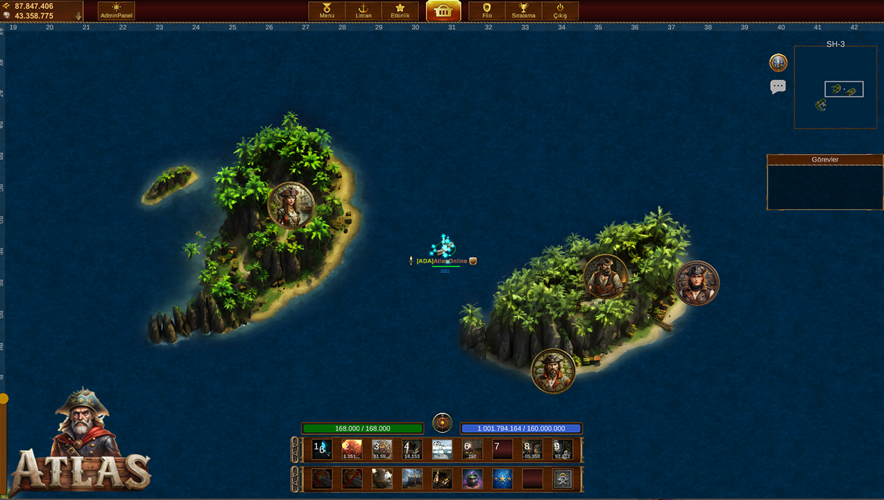 Atlas Online Screenshot